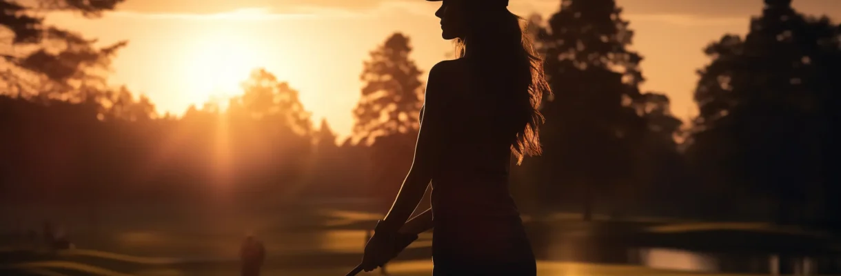 woman-golfer-silhouette-enjoying-lovely-sunset-generative-ai (1)